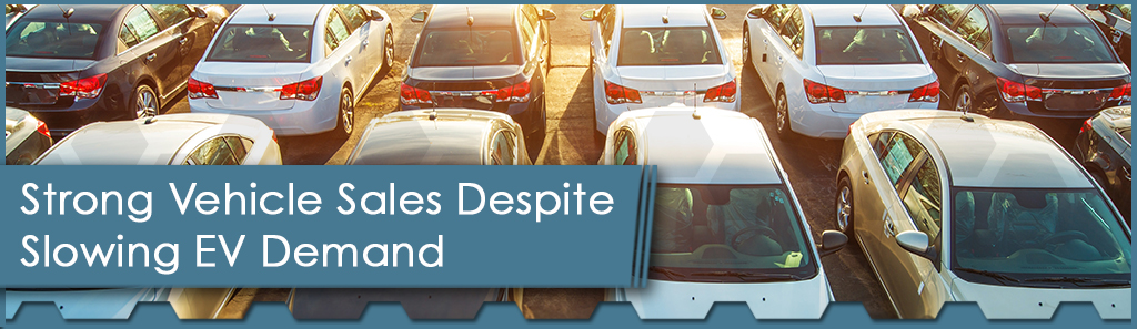 Strong Vehicle Sales despite Slowing EV Demand 1 Vehicle Demand Horizontal - The Chemical Company