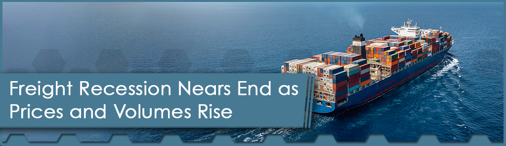 Freight Recession Nears End as Prices and Volumes Rise 1 Freight Recession Nears - The Chemical Company